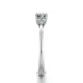 Pierścionek 585 z diamentem z białego złota SBPZ_035